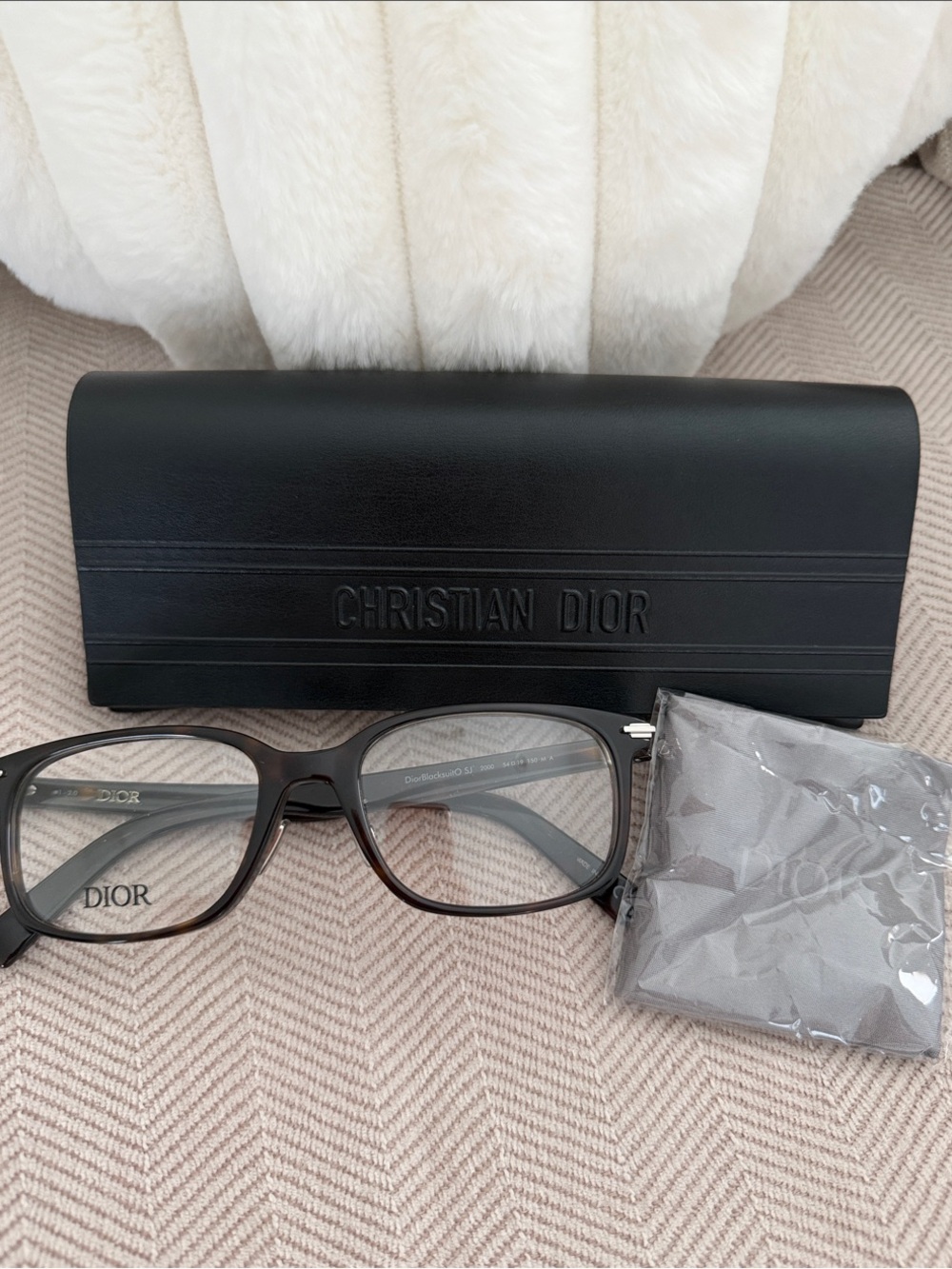 Dior women’s Tortoiseshell Square Glasses - Brown